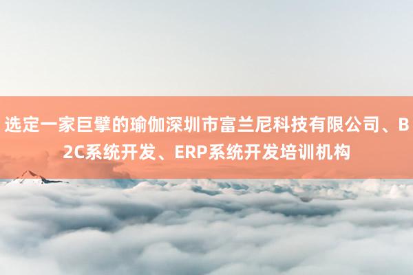 选定一家巨擘的瑜伽深圳市富兰尼科技有限公司、B2C系统开发、ERP系统开发培训机构